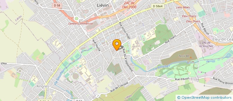 localisation de l'entreprise MONSIEUR SYLVAIN VAN GEERTRUY  LIEVIN