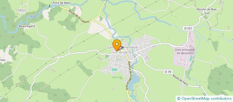 localisation de l'entreprise MONSIEUR SYLVAIN VANDERCHRUCHE  ARGENCES EN AUBRAC