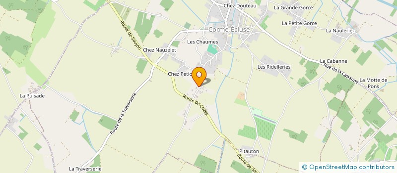 localisation de l'entreprise MONSIEUR SYLVAIN VASSE  CORME-ECLUSE