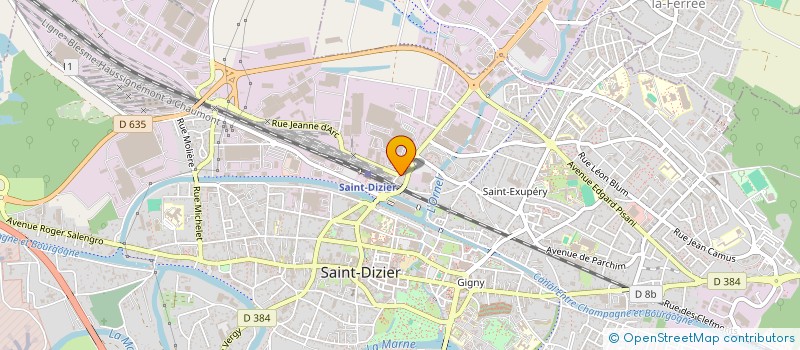 localisation de l'entreprise MONSIEUR SYLVAIN VERNER à SAINT-DIZIER