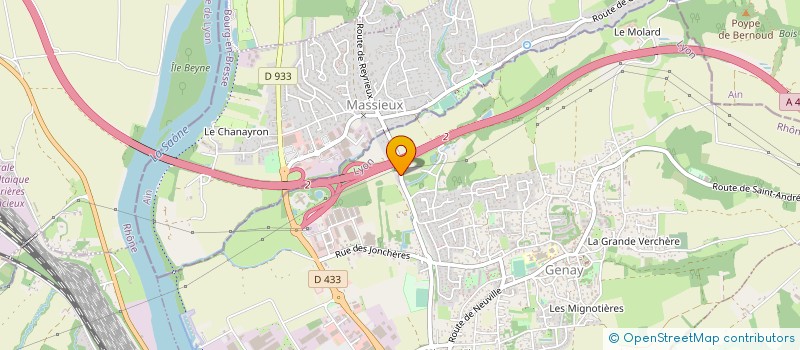 localisation de l'entreprise MONSIEUR SYLVAIN VIALLE  GENAY