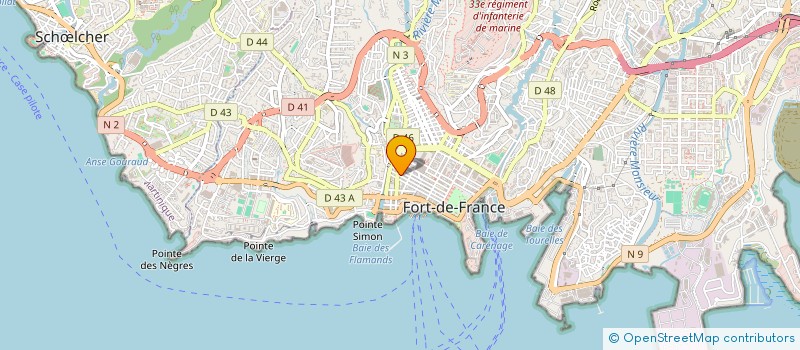 localisation de l'entreprise MONSIEUR SYLVAIN VICTOR à FORT-DE-FRANCE