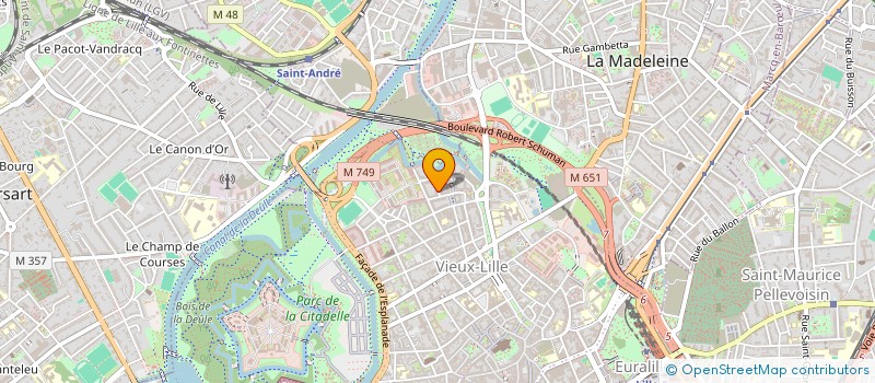 localisation de l'entreprise MONSIEUR SYLVAIN VIGNERON à LILLE