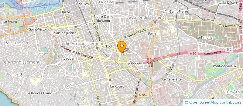 localisation de l'entreprise MONSIEUR SYLVAIN VIOLLAT à MARSEILLE