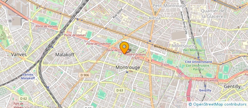 localisation de l'entreprise MONSIEUR SYLVAIN VIOLLEAU à MONTROUGE