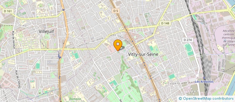 localisation de l'entreprise MONSIEUR SYLVAIN VIVANCE à VITRY-SUR-SEINE