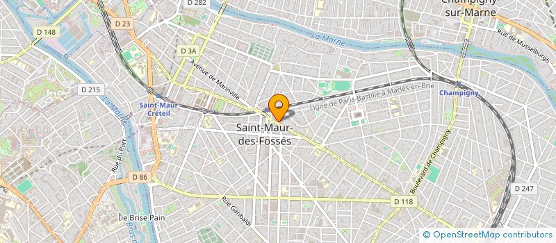 localisation de l'entreprise MONSIEUR SYLVAIN VIVION à SAINT-MAUR-DES-FOSSES