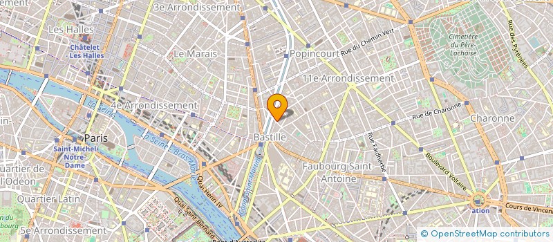 localisation de l'entreprise MONSIEUR SYLVAIN VOLUT  PARIS