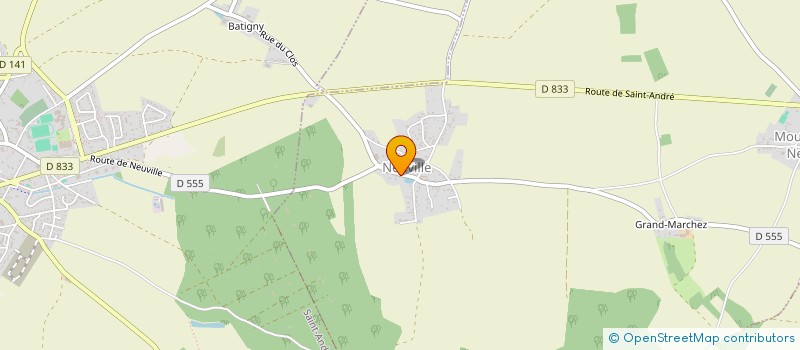 localisation de l'entreprise MONSIEUR SYLVAIN WALTHER  MOUSSEAUX-NEUVILLE