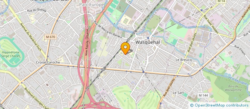 localisation de l'entreprise MONSIEUR SYLVAIN WIECZOREK  WASQUEHAL