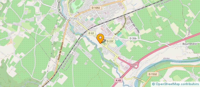 localisation de l'entreprise MONSIEUR SYLVAIN WINTER  VINAY