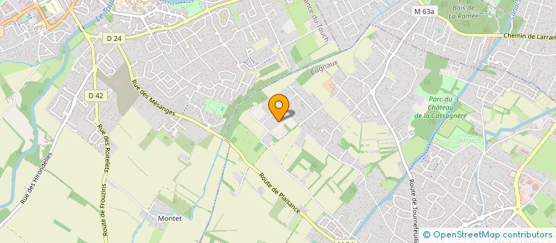 localisation de l'entreprise MONSIEUR SYLVAIN WINTERSTEIN  CUGNAUX