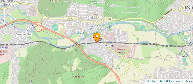 localisation de l'entreprise MONSIEUR SYLVAIN WOLFF  MUTZIG