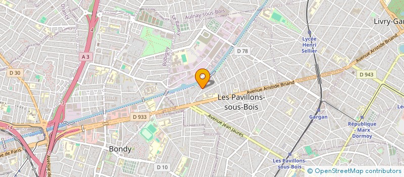 localisation de l'entreprise MONSIEUR SYLVAIN ZADY  LES PAVILLONS-SOUS-BOIS