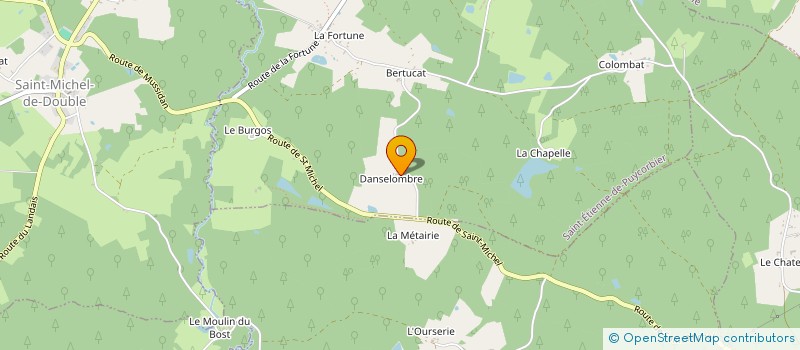 localisation de l'entreprise MONSIEUR SYLVAIN ZANETTE  ST ETIENNE DE PUYCORBIER