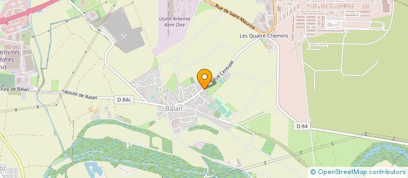 localisation de l'entreprise MONSIEUR SYLVAIN ZAROUKIAN à BALAN