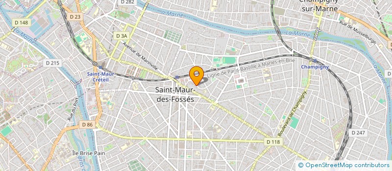 localisation de l'entreprise MONSIEUR SYLVAIN ZELLER  SAINT-MAUR-DES-FOSSES