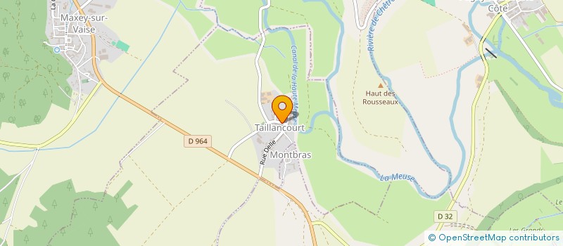 localisation de l'entreprise MONSIEUR SYLVAIN ZIMMERMANN à TAILLANCOURT