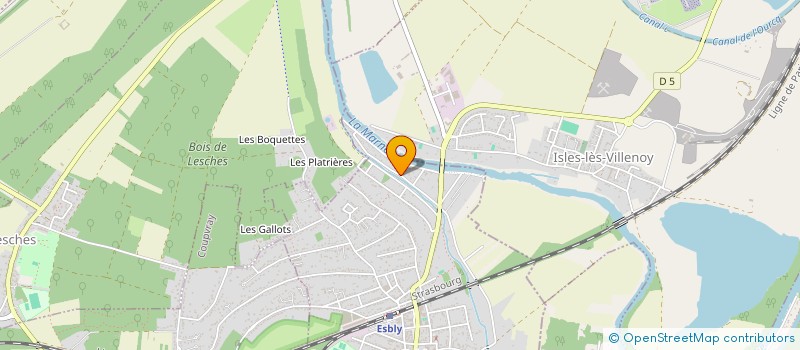 localisation de l'entreprise MONSIEUR SYLVAIN ZIVERI à ESBLY