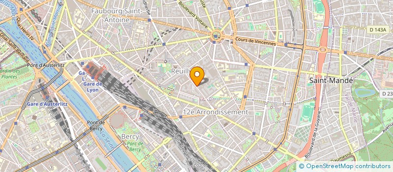 localisation de l'entreprise MONSIEUR SYLVAINE GOUPY  PARIS