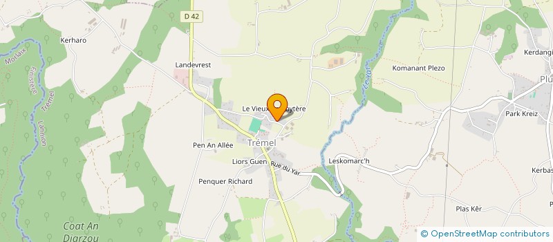 localisation de l'entreprise MONSIEUR SYLVAIRE BONNEFOY à TREMEL