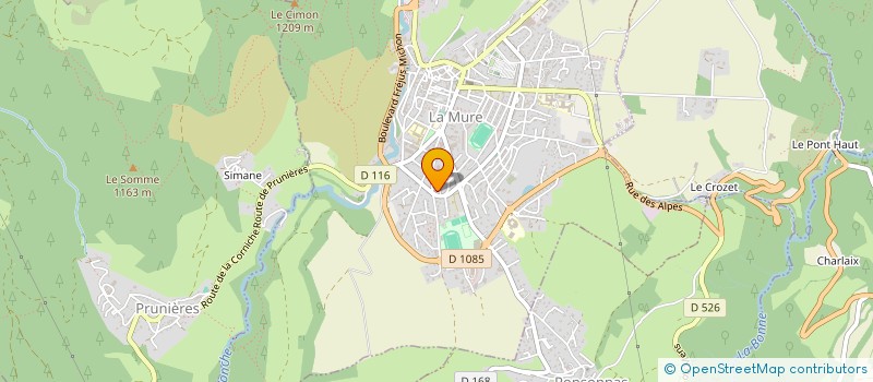 localisation de l'entreprise MONSIEUR SYLVANA DELRIO  LA MURE