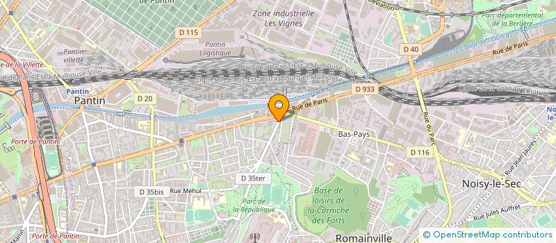 localisation de l'entreprise MONSIEUR SYLVANO MAILLOT à PANTIN