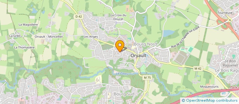 localisation de l'entreprise MONSIEUR SYLVANUS TADE à ORVAULT