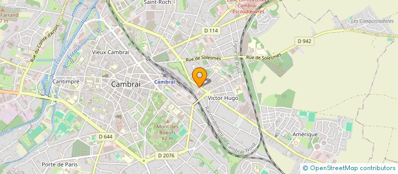 localisation de l'entreprise MONSIEUR SYLVER BOERAEVE  CAMBRAI