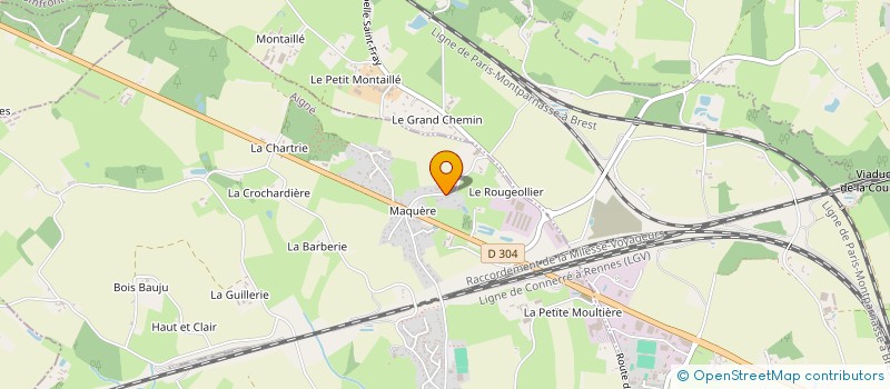 localisation de l'entreprise MONSIEUR SYLVER LETENDARD  AIGNE