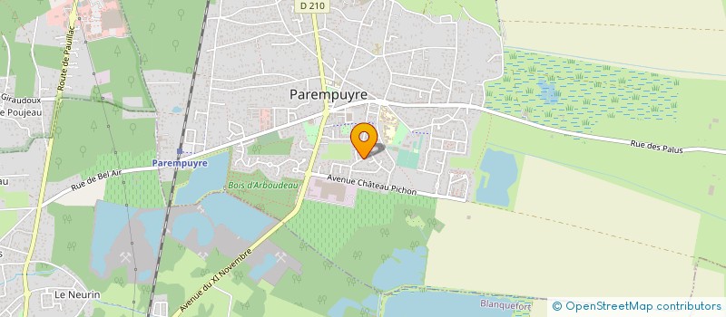 localisation de l'entreprise MONSIEUR SYLVERE GARCIA  LE PIAN-MEDOC