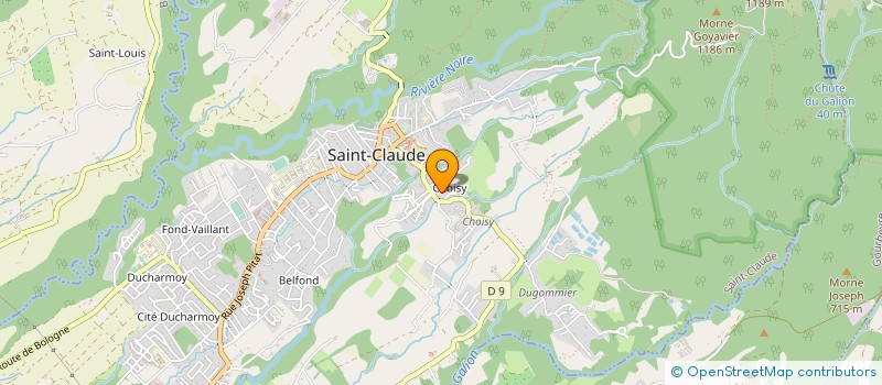 localisation de l'entreprise MONSIEUR SYLVERE RAMASSAMY à SAINT-CLAUDE