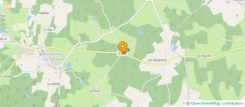 localisation de l'entreprise MONSIEUR SYLVERE SOUCHU à MAISONNAIS-SUR-TARDOIRE