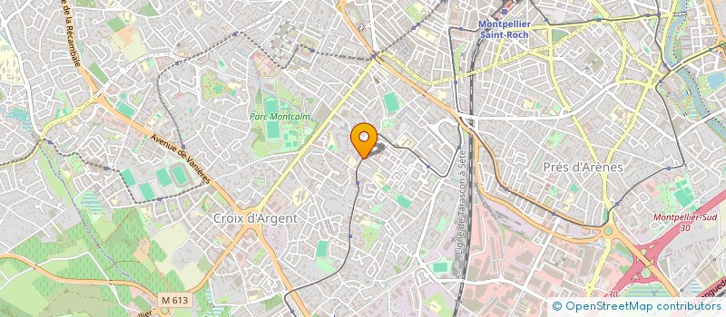 localisation de l'entreprise MONSIEUR SYLVESTER YAMBA KOUMBA à MONTPELLIER