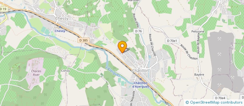 localisation de l'entreprise MONSIEUR SYLVESTRE ALVES  CHATILLON