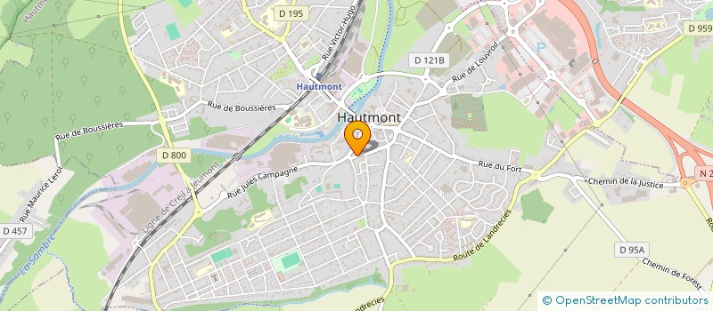 localisation de l'entreprise MONSIEUR SYLVESTRE BIZIMANA à HAUTMONT