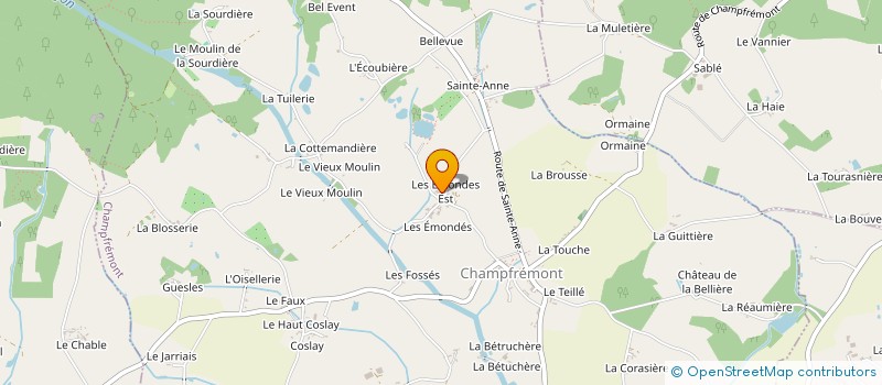 localisation de l'entreprise MONSIEUR SYLVESTRE CHARBIN à CHAMPFREMONT