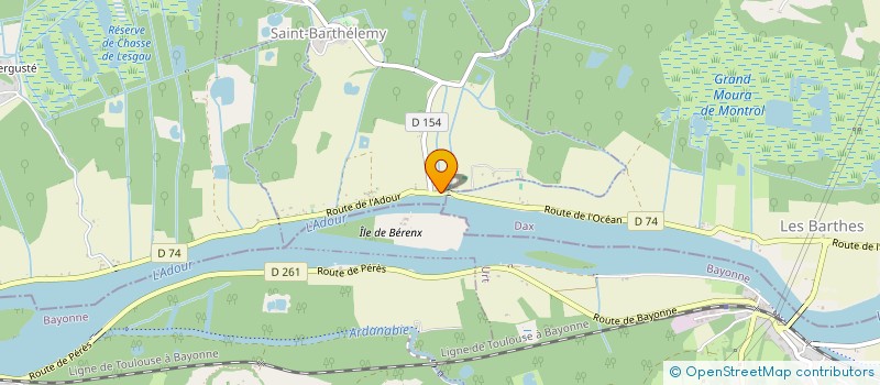 localisation de l'entreprise MONSIEUR SYLVESTRE CLERTAN  SAINT-BARTHELEMY