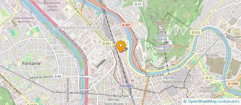 localisation de l'entreprise MONSIEUR SYLVESTRE CONDAMIN  GRENOBLE