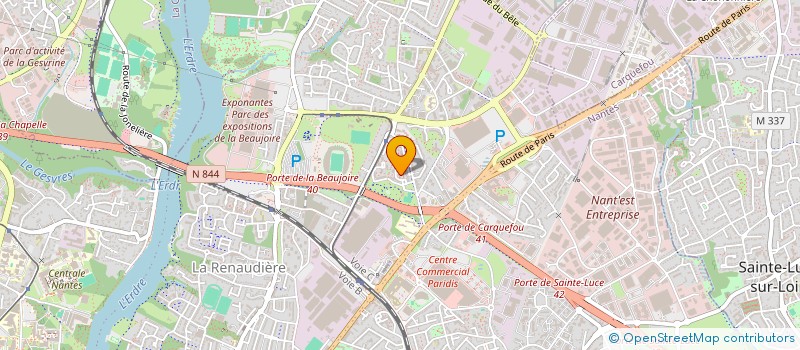 localisation de l'entreprise MONSIEUR SYLVESTRE COUSSEGAL à NANTES