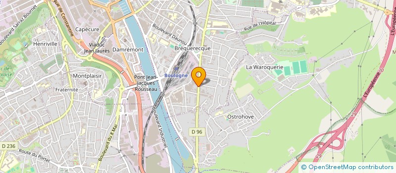 localisation de l'entreprise MONSIEUR SYLVESTRE GADY  BOULOGNE-SUR-MER