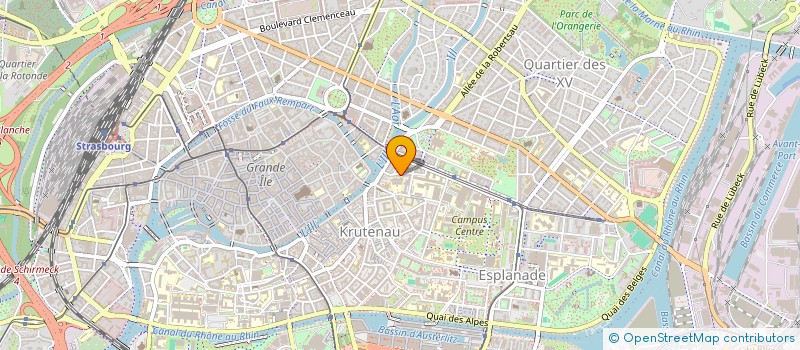 localisation de l'entreprise MONSIEUR SYLVESTRE GANTER à STRASBOURG