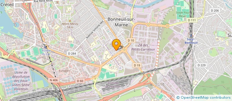 localisation de l'entreprise MONSIEUR SYLVESTRE HO-TAM-CHAY  BONNEUIL-SUR-MARNE