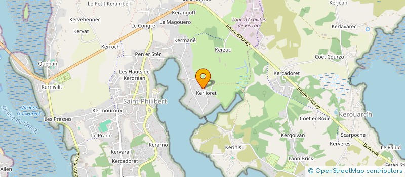 localisation de l'entreprise MONSIEUR SYLVESTRE KERMORVANT  SAINT-PHILIBERT
