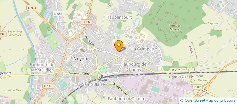 localisation de l'entreprise MONSIEUR SYLVESTRE KUCHNICZAK  NOYON