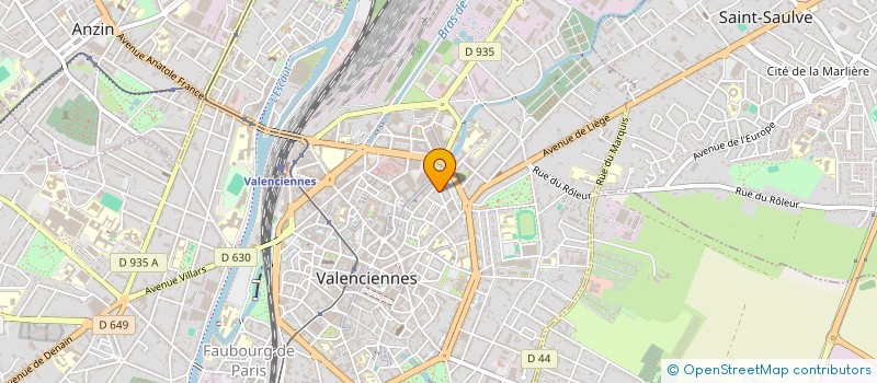 localisation de l'entreprise MONSIEUR SYLVESTRE LIOT à VALENCIENNES