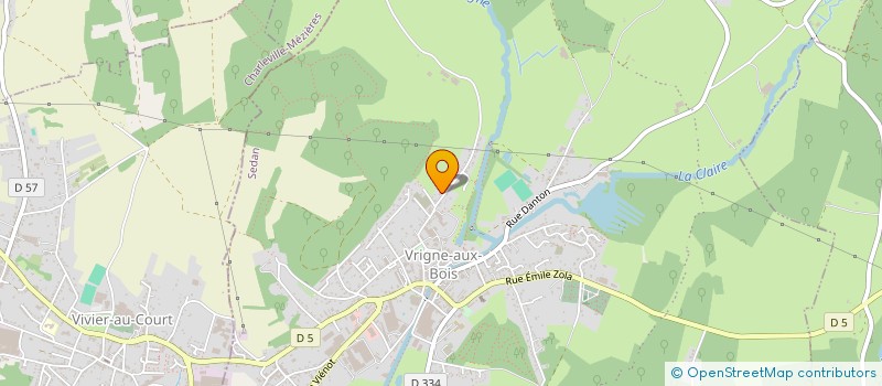 localisation de l'entreprise MONSIEUR SYLVESTRE MARCOVECCHIO  VRIGNE AUX BOIS