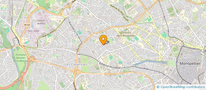 localisation de l'entreprise MONSIEUR SYLVESTRE MWANGA à MONTPELLIER