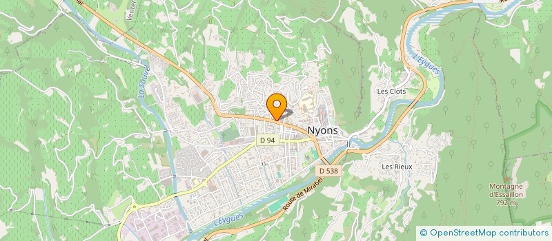 localisation de l'entreprise MONSIEUR SYLVESTRE NGANDE  NYONS