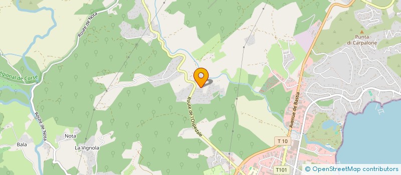 localisation de l'entreprise MONSIEUR SYLVESTRE NICOLAI  PORTO-VECCHIO